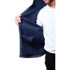 imageUltra Game NFL Mens Ultimate Full Zip Varsity Hoodie Sweatshirt JacketHeather Gray