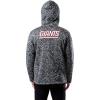 imageUltra Game NFL Mens Ultimate Full Zip Varsity Hoodie Sweatshirt JacketHeather Gray