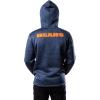 imageUltra Game NFL Mens Ultimate Full Zip Varsity Hoodie Sweatshirt JacketHeather Gray