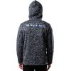 imageUltra Game NFL Mens Ultimate Full Zip Varsity Hoodie Sweatshirt JacketHeather Gray