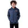 imageUltra Game NFL Mens Ultimate Full Zip Varsity Hoodie Sweatshirt JacketHeather Gray