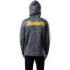 imageUltra Game NFL Mens Ultimate Full Zip Varsity Hoodie Sweatshirt JacketPittsburgh Steelers