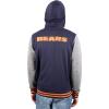 imageUltra Game NFL Mens Ultimate Full Zip Varsity Hoodie Sweatshirt JacketTeam Color