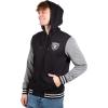 imageUltra Game NFL Mens Ultimate Full Zip Varsity Hoodie Sweatshirt JacketTeam Color