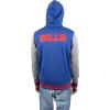 imageUltra Game NFL Mens Ultimate Full Zip Varsity Hoodie Sweatshirt JacketTeam Color