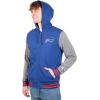 imageUltra Game NFL Mens Ultimate Full Zip Varsity Hoodie Sweatshirt JacketTeam Color