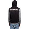imageUltra Game NFL Mens Ultimate Full Zip Varsity Hoodie Sweatshirt JacketTeam Color