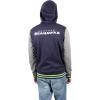 imageUltra Game NFL Mens Ultimate Full Zip Varsity Hoodie Sweatshirt JacketTeam Color