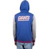 imageUltra Game NFL Mens Ultimate Full Zip Varsity Hoodie Sweatshirt JacketTeam Color Black