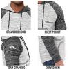 imageUltra Game NFL Mens Vintage Super Soft Fleece Pullover HoodieRaglan Gray Space Dye