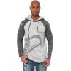 imageUltra Game NFL Mens Vintage Super Soft Fleece Pullover HoodieRaglan Gray Space Dye