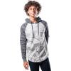 imageUltra Game NFL Mens Vintage Super Soft Fleece Pullover HoodieRaglan Gray Space Dye