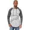 imageUltra Game NFL Mens Vintage Super Soft Fleece Pullover HoodieRaglan Gray Space Dye