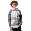 imageUltra Game NFL Mens Vintage Super Soft Fleece Pullover HoodieRaglan Gray Space Dye