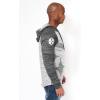 imageUltra Game NFL Mens Vintage Super Soft Fleece Pullover HoodieRaglan Gray Space Dye