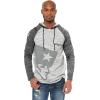 imageUltra Game NFL Mens Vintage Super Soft Fleece Pullover HoodieRaglan Gray Space Dye
