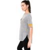 imageUltra Game NFL Womens Super Soft Modal Vintage Stripe TShirtHeather Gray