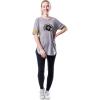 imageUltra Game NFL Womens Super Soft Modal Vintage Stripe TShirtHeather Gray