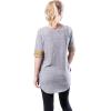 imageUltra Game NFL Womens Super Soft Modal Vintage Stripe TShirtHeather Gray