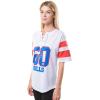 imageUltra Game Womens NFL Lace Up Tee Shirt Penalty BoxTeam Color