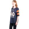imageUltra Game Womens NFL Lace Up Tee Shirt Penalty BoxTeam Color