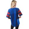 imageUltra Game Womens NFL Lace Up Tee Shirt Penalty BoxTeam Color