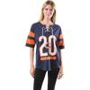 imageUltra Game Womens NFL Lace Up Tee Shirt Penalty BoxTeam Color