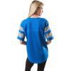 imageUltra Game Womens NFL Lace Up Tee Shirt Penalty BoxTeam Color