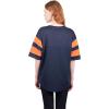 imageUltra Game Womens NFL Lace Up Tee Shirt Penalty BoxTeam Color