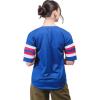 imageUltra Game Womens NFL Lace Up Tee Shirt Penalty BoxTeam Color Updated
