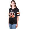 imageUltra Game Womens NFL Lace Up Tee Shirt Penalty BoxTeam Color Updated