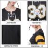 imageUltra Game Womens NFL Lace Up Tee Shirt Penalty BoxTeam Color Updated