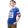 imageUltra Game Womens NFL Lace Up Tee Shirt Penalty BoxTeam Color Updated
