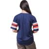 imageUltra Game Womens NFL Lace Up Tee Shirt Penalty BoxTeam Color Updated