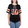 imageUltra Game Womens NFL Lace Up Tee Shirt Penalty BoxTeam Color Updated
