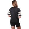 imageUltra Game Womens NFL Lace Up Tee Shirt Penalty BoxTeam Color Updated