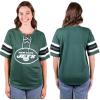 imageUltra Game Womens NFL Lace Up Tee Shirt Penalty BoxTeam Color Updated