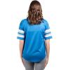 imageUltra Game Womens NFL Lace Up Tee Shirt Penalty BoxTeam Color Updated