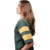 imageUltra Game Womens NFL Lace Up Tee Shirt Penalty BoxTeam Color Updated