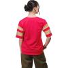 imageUltra Game Womens NFL Lace Up Tee Shirt Penalty BoxTeam Color Updated