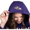 imageUltra Game Womens NFL Official Super Soft Tie Neck Hoodie SweatshirtTeam Color Updated