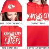 imageUltra Game Womens NFL Official Super Soft Tie Neck Hoodie SweatshirtTeam Color Updated