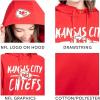imageUltra Game Womens NFL Official Super Soft Tie Neck Hoodie SweatshirtTeam Color Updated