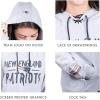 imageUltra Game Womens NFL Official Super Soft Tie Neck Hoodie SweatshirtWhite Updated