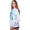 imageUltra Game Womens NFL Official Super Soft Tie Neck Hoodie SweatshirtWhite Updated