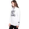 imageUltra Game Womens NFL Official Super Soft Tie Neck Hoodie SweatshirtWhite Updated