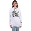 imageUltra Game Womens NFL Official Super Soft Tie Neck Hoodie SweatshirtWhite Updated