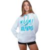 imageUltra Game Womens NFL Official Super Soft Tie Neck Hoodie SweatshirtWhite Updated
