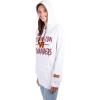 imageUltra Game Womens NFL Official Super Soft Tie Neck Hoodie SweatshirtWhite Updated