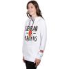 imageUltra Game Womens NFL Official Super Soft Tie Neck Hoodie SweatshirtWhite Updated